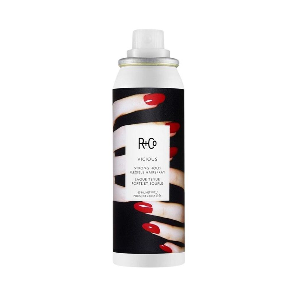R+Co Vicious Strong Hold Flexible Hairspray Travel 2 oz